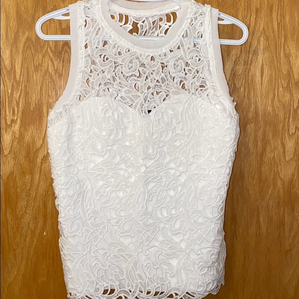 laced tank top